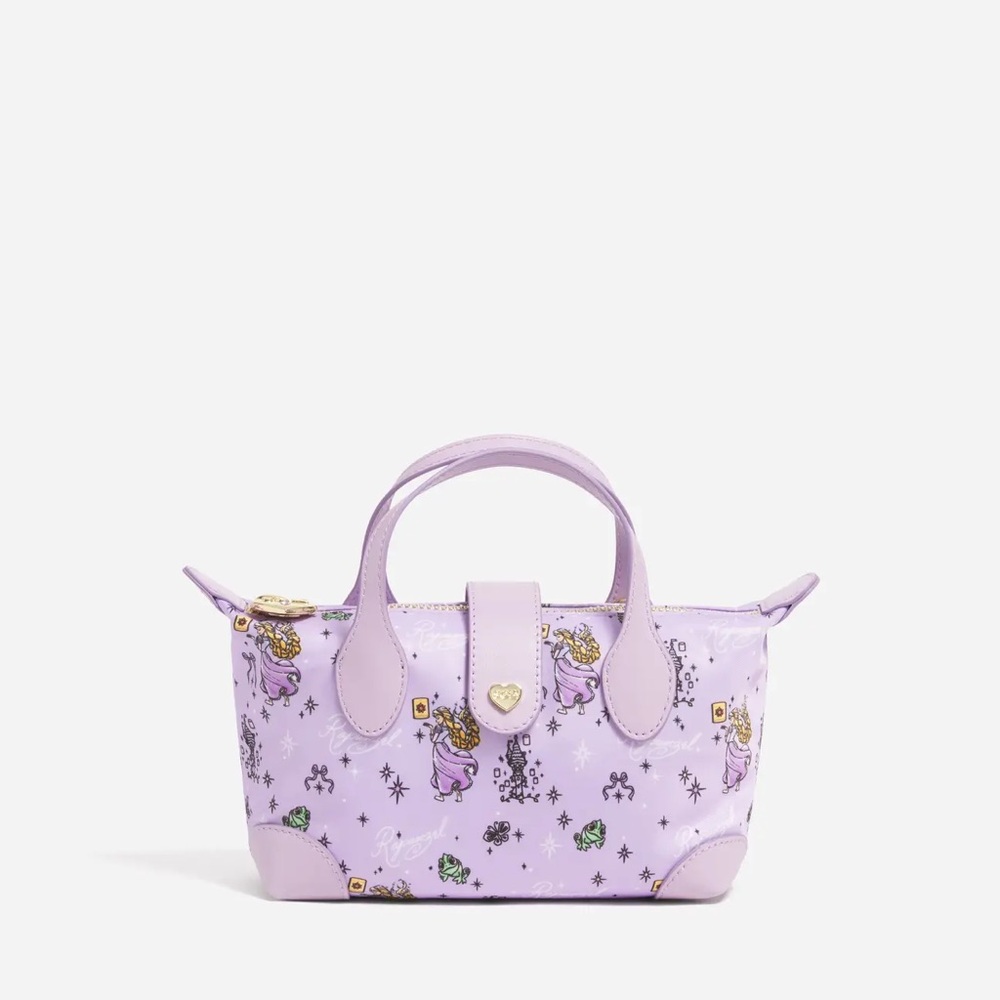 Stoney Clover Lane Disney Princess Rapunzel Pouchette Purple 02 Crossbody Bag